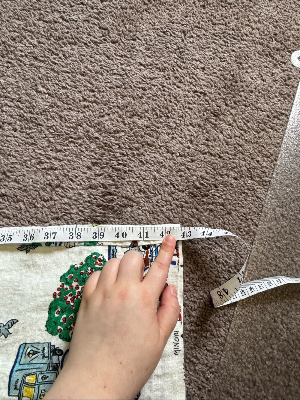 Boden 100% Linen Illustrated Travel Print Wide-Leg Pants — US 10L / UK 14L - Picture 8 of 10